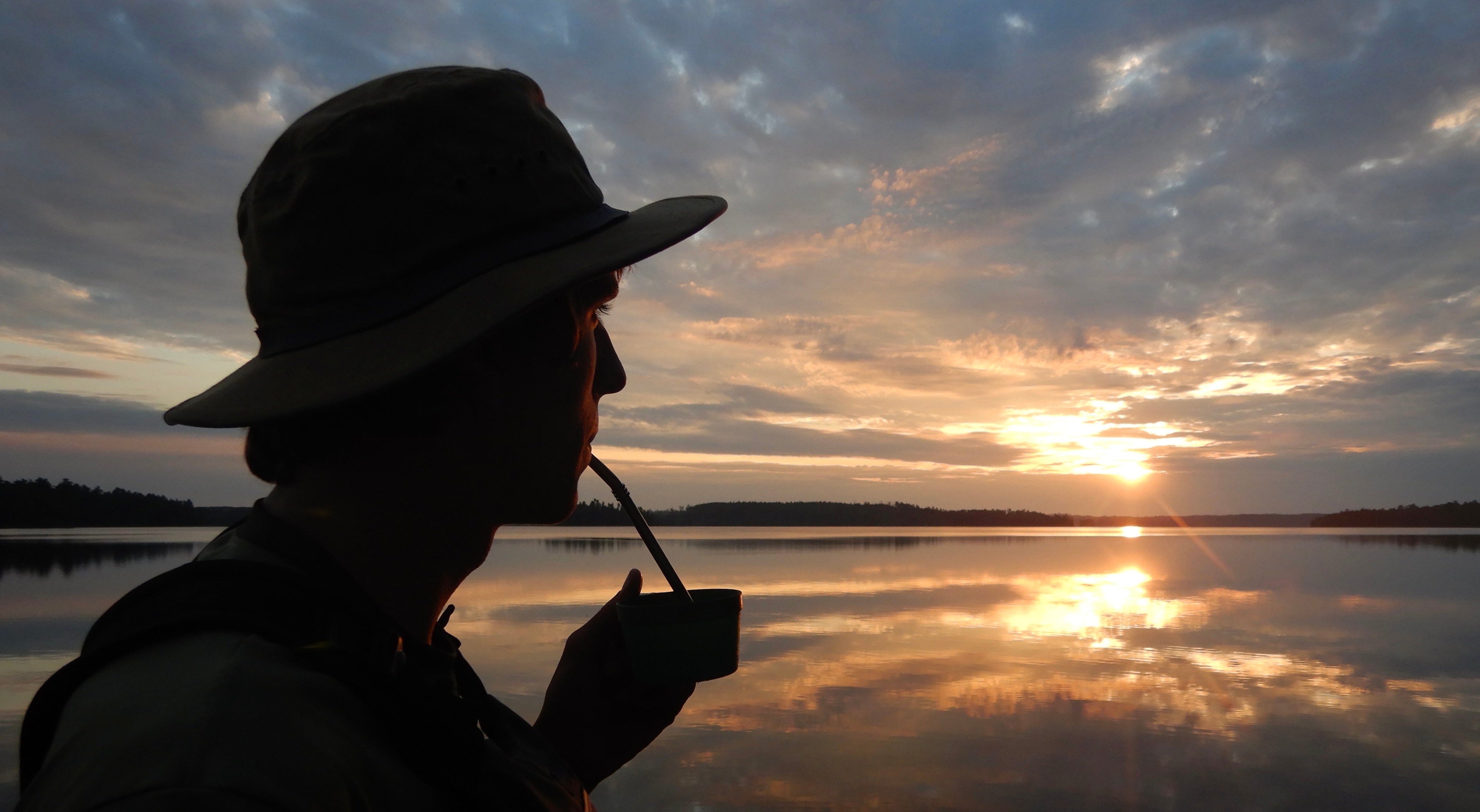 Wilderness coffee maker for canoeing, backpacking, sailing, traveling, and everywhere else. 