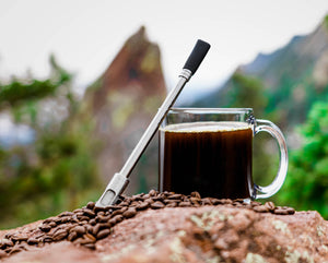 small coffee maker Jogo brewing straw with filter for camping and travels 
