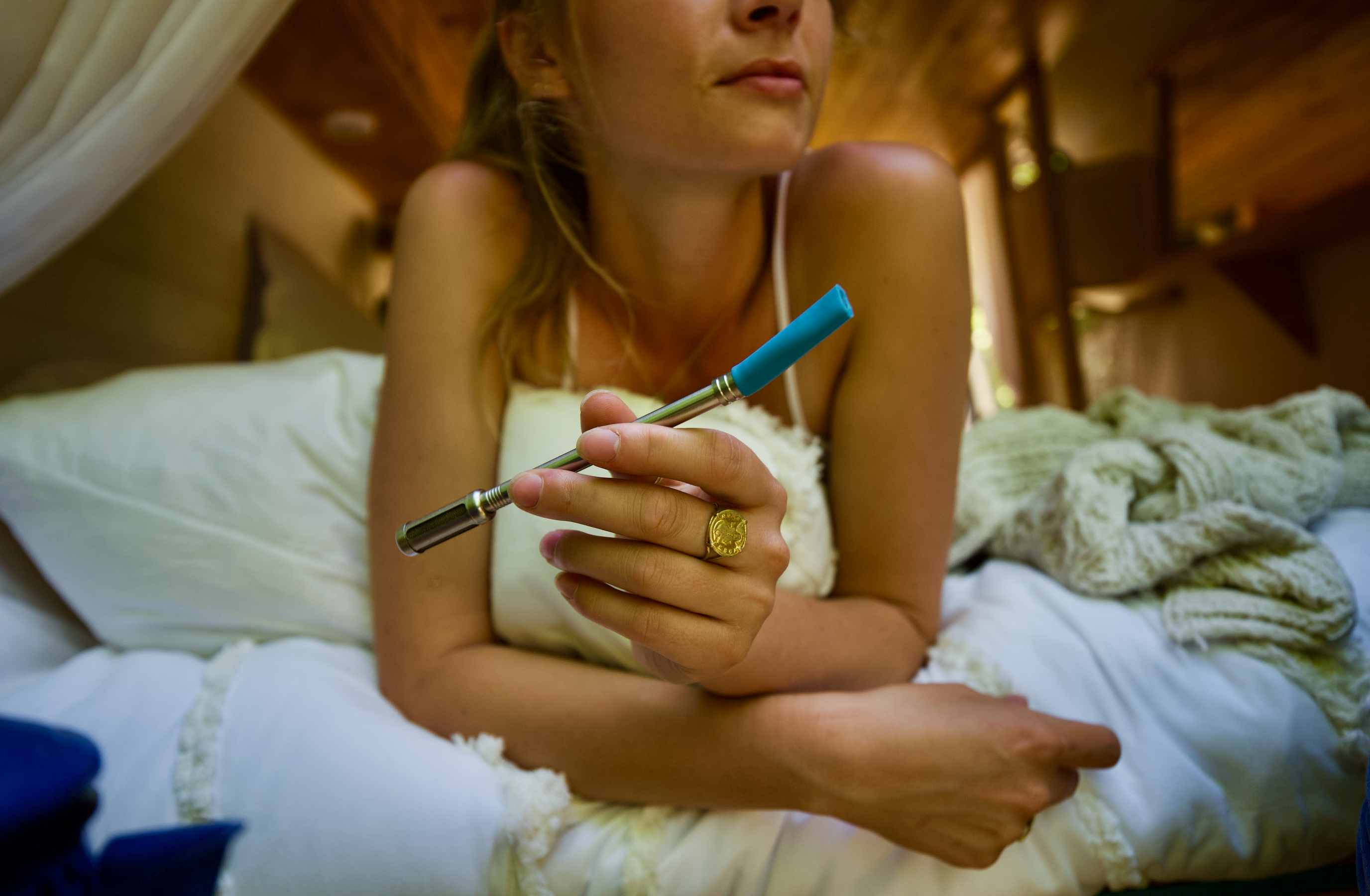 Single serve reusable straw is the most compact and portable brewing method